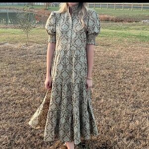 Tuckernuck Hyacinth House Green Midi Dress